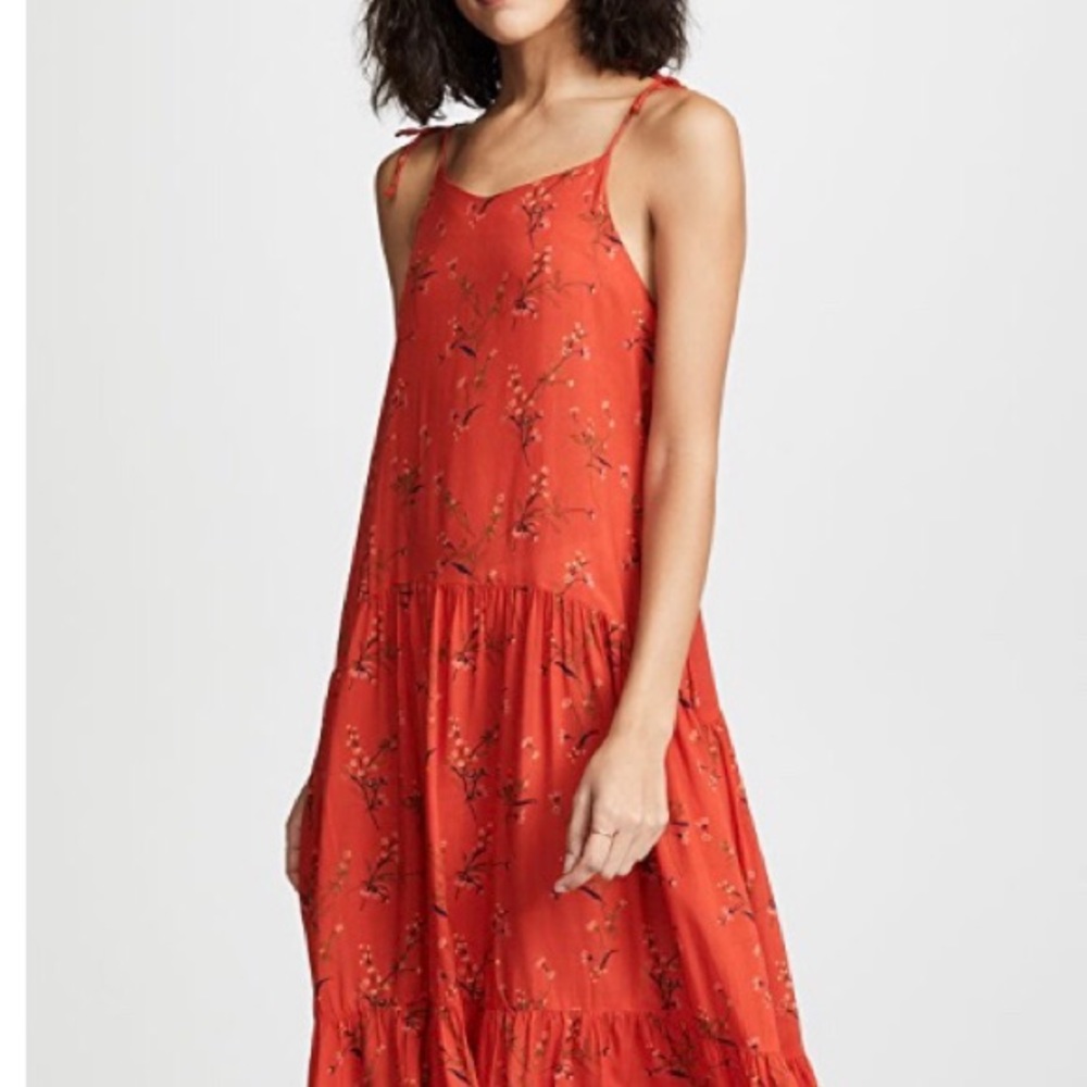 NWT Kos Resort elegant yet simple flowy maxi dress